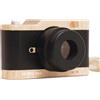 Le Toy Van Piccolo Giorno Macchina Fotografica Retro Caleidoscopio in Legno FSC, Giocattolo Educativo per Bambini 3+, 10,5 x 5,8 x 6 cm, 98%. Il Toy Van, Wood, Black, Engraving