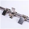 RODEO Appendiabiti resistente per tappeti, clip in metallo per esposizione di tappeti da parete, supporta 6,8 kg, 10 pezzi