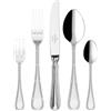 Villeroy & Boch Kreuzband-Septfontaines Servizio Tavola, 30 Pezzi, Acciaio - 18 / 10, Argento