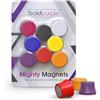 boldpurple Forti magneti per lavagna bianca, lavagna in vetro e Fridge (Multi-Color, confezione da 8, Small) N54 magneti pesanti al neodimio per forniture domestiche e ufficiali.