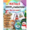 HO 3-4 ANNI Giochi e Passatempi Educativi di Natale per Bambini Svegli Libro di