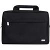 August BAG383 Borsa imbottita 13" per DA100D/DA383D/DA900D | Borsa viaggio per TV, laptop, DVD, tablet, console, tessuto idrorepellente con cerniera, per scuola e università - Nero