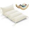 COSYLAND Cuscino per Arco da Arrampicata, 4-in-1, 95 x 48 cm, Bianco sporco | Base antiscivolo per lettura, riposo e gioco, compatibile con arco e dondolo educativo