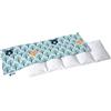 Medi Partners Cuscino termico microonde con noccioli di ciliegia grande 800g 60x20cm 100% Fodera Lavabile Cotone Riscaldante Cuscino Cervicale per terapia del freddo e del calore (Foresta)