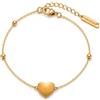 Collana dream Collezione Bracciali Donna in Acciaio Inossidabile 316L Placcato Oro 18K PVD, Regolabili, Impermeabili e Antiossidanti