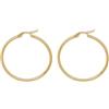 Vlnet ® | Vestopazzo orecchini a cerchio/anelle dorate | mini-medi-maxi | acciaio gold plated | Lavorazione artigianale | nickel tested