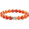Generico ALCHIMIA - Bracciale Zen con Buddha e Pietre Naturali Vere - Elegante, Anallergico, Nickel Free Energia Positiva Protezione