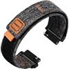 ANNEFIT Cinturino per Orologio in Tela, Cinturini Ricambio da Polso a Sgancio Rapido per Uomo Donna, 16mm 18mm 19mm 20mm 21mm 22mm 24mm