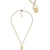 VLNET® | Vestopazzo collana in acciaio dorato e ciondoli madreperla | Motherpearl | cuore, stella, acchiappasogni, luna, mare | lavorazione artigianale