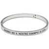 Shopping Cat Bijoux Bracciale Rigido Babbo sei il nostro esempio di vita - Braccialetto uomo cerchio con apertura laterale