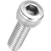 Kozelo 50pz Viti a Testa Cilindrica Esagonale - [M4-0.7 x 10mm] Acciaio Inossidabile 304 Filettatura Completa Allen Drive per Stampante 3D Ventola Raffreddamento Sostituzione, Argento