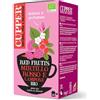 CUPPER Infuso ai Frutti Rossi Biologico 20 Bustine | Mirtillo Rosso e Lampone, tisana, delicata e profumata, filtri biodegradabili e non sbiancati, bio, 100% naturale