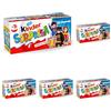 Kinder Sorpresa - Set di 15 Uova di Cioccolato al Latte con Sorpresa, Ogni Uovo Contiene un Gioco Unico, Senza Glutine, Snack Dolce Ottimo per Merenda, Confezione da 60 gr