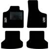 QUEMAR Tappetini Auto per Audi A3 8P 8PA, Bordo Nero, 2 Ricami | 2003-2012 / Kit Tappeti Moquette e Gomma su Misura / Set 2 Anteriori + 2 Posteriori / Ricami e Colori Personalizzati