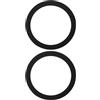 eMagTech Guarnizione Tappo Olio 2 Pezzi 59x47,5x2mm 05080088AA 5080088AA Compatibile Con MERCEDES 124 W124 190 T2