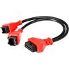 Generico FCA 12+8 Adattatore del Cavo - Cavo di Bypass di Sicurezza del connettore Pin accurato - Strumenti di scansione robusti Lettori di codice Portatile per codifica e Programmazione diagnostica