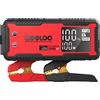 GOOLOO GT4000S Avviatore Batteria Auto, 4000A 100W Ricarica Rapida a 2 Vie Avviatore di Emergenza per Auto/Moto, SuperSafe12V, IP65 Power Bank con cavi jumper per tutti i motori a benzina o diesel 10L