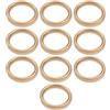 eMagTech Guarnizione di Scarico in Rame per Pit Bike da 10 Pezzi Adatta per Monkey Bike Compatibile con Honda C90 90cc 110cc 125cc 140cc 32 X 24,5 Mm Accessori Moto