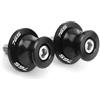 MEUMIR Nottolini Cavalletto 8MM Per Triumph 765rs Per Street Triple 765 RS 765 R 765r Supporti Per Forcellone Moto Viti Di Fissaggio Per Manutenzione Catena(Nero,With logo)