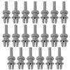 VGOL 20 pezzi clip di ricambio per pacchi auto LR025401 compatibile con Land Rover EVOQUE L538 2011-2018 supporto per clip per scaffale pacchi