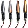 YNGHWU Indicatore direzione moto Lampeggiatore Per Moto LED Che Scorre Indicatori Di Direzione Luce Per Crf 230 Per Fazer Per Ni&nja 400 Per Keeway Rkf 125 Freccia A LED Per Moto
