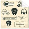 DIYthinker Regalo Auricolare Chitarra dello Strumento di Musica del Modello Occhiali Panno Panno di Pulizia pulitore dello Schermo del Telefono 5pcs
