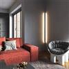 YXNKK Applique da Parete LED Lungo Interno Lampada da Muro Camera da Letto ad Angolo Minimalista Nero 3000K Luce Calda Lampada da Parete Soggiorno Moderna Decorazione da Parete per Ingresso,150cm/50w