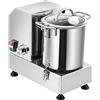 GJBMXSM Robot da Cucina Commerciale,Tritatutto Elettrico per Verdure 1800 W,2800 Giri/Min,Tritacarne per Verdure in Acciaio Inossidabile 6 L/9 L/15 L per Tritare E Frullare Verdure,Frutta,Carne 15L
