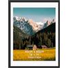 EYMPEU Cornice 45x60,Cornice Foto in Alluminio,1 Pezzo,Nera