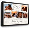 SBUGATTA | Quadro Personalizzato con Foto | Regalo Anniversario Matrimonio | Per Lui e Lei | Cornice Personalizzata|Idea Regalo Coppia Anniversario (Amore, 30x40cm)