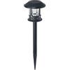 LEDVANCE SMART+ picchetto solare segnapasso outdoor Bluetooth, con luce bianca regolabile (3000K-6500K) + luce colorata, senza alimentazione, autonomia fino a 8 ore, protezione IP44, nero