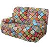 ZEaink Copridivano Relax Reclinabile Elasticizzato 1/2 /3 Posti, Copripoltrona Relax Reclinabile Universale con Tasche, 4/6/8-Pezzi Fodera per Poltrona Lavabile, Coperture per Elettrica Divano ( Color : #4 ,