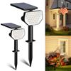 Lepro Faretti Solari a LED da Esterno, Lampade Solari da Giardino Potenti, Bianco Caldo 3000K e IP65 Impermeabile, 43 LED Luci Lampioni per Cortile, Patio, Vialetto, Alberi, 2 Pezzi