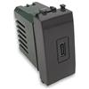 TOT ELECTRIC Presa Tipo C nero frutti elettrici compatibili con supporti vimar plana
