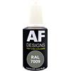 Alex Flittner Designs Pennarello a vernice RAL 7009, colore grigio-verde, vernice lucida 20 ml, vernice per ritocco acrilico, per riparazione, legno, metallo, mobili da bagno