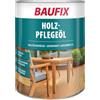 BAUFIX Olio per la cura del legno trasparente, satinato opaco, 2,5 litri, cura del legno, olio per legno per interni ed esterni, con un odore delicato, per terrazze, mobili e vialetti in legno