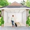 AIPPEI Zanzariera Magnetica Finestra, 245x245 cm Crittografia Tenda Anti Zanzare, Chiuso Automaticamente Pieghevole Totalmente Magnetica, per Corridoi Porte Patio, Bianca P