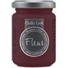 FLEUR DESIGNER'S PAINT | Pittura ad Acqua, Effetto Gesso Naturale, Extra Opaca, Fleur Chalky F29, Colore Porto Red, Made in Italy, Formato da 130 ml