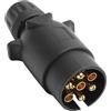 ETUKER Connettore per Rimorchio Impermeabile 12V, Spina di Traino Ma