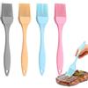 CQXSYTBN 8 Pezzi Pennelli da Cucina in Silicone - Pennelli da Pasticceria Resistenti al Calore, Antiaderenti, Facili da Pulire, Set di Spazzole per Olio per Forno, Griglia, Torte, Pane
