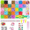 Yestrong 2000+ Elastici per Bracciale, Elastici per Braccialetto Fai Da Te, Braccialetti Elastici Colorati Kit,Kit Colorati Per Creare Gioielli