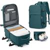 SZLX Zaino Ryanair 40x30x20 Sottovuoto con Pompa Zaino da Viaggio 40x30x20 Wizzair Bagaglio a Mano Vueling Donna Borse da Cabina per Easyjet Uomo Zaino Casual Porta PC 14 Pollici impermeabile