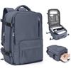 SZLX Zaino Ryanair 40x30x20 Sottovuoto Bagaglio a Mano 40x20x25 Donna Zaino da Viaggio 40x30x20 Wizzair Borse da Cabina per Easyjet 45x36x20 Uomo per Laptop 14 Pollici con Porta USB e Porta Scarpe