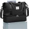 SZLX Borsone da Viaggio,Bagaglio a Mano 40x20x25 Ryanair Borsa da Viaggio con Scomparto per le Scarpe,Borsa da Cabina Ryanair 40x30x20 Borsa Sportiva Borsone da Palestra da Weekend