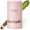 Matchaflix Tè Matcha Premium Cacao (100 grammi) | Matchaflix | Tè in polvere | Matcha in polvere | Cacao in polvere | Tè istantaneo | Salute | Tè+Matcha | Bevanda Verde | Tè Verde.