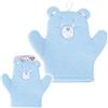 CERDÁ LIFE'S LITTLE MOMENTS Guanto da bagno Care Bears per bambini e adulti | Guanto esfoliante morbido con design di orsacchiotti amorosi per doccia o vasca