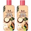 Coco Monoi Oil 5in1 Viso Corpo e Capelli - Nutriente e Idratante con Ingredienti Naturali, Oil Multifunzione al Profumo di Cocco e Fiori di Tiarè 100 ml (2 Unità)