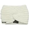 Melegari fascia per capelli lavorazione a costa grosso | Guenda | misto lana alpaca | Made in Italy | hairband Unisex (Bianco crema, 54-60)