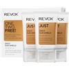 REVOX B77 - Just Daily Sun Shield, 3 x 30 ml, Protezione Solare Viso SPF 50+ con Acido Ialuronico, Uso Quotidiano, Idrata e Favorisce Rigenerazione Pelle, Riduce Irritazioni, Migliora Elasticità