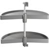 Cestello Girevole Ø65 cm per Mobile da Cucina 80 cm in Plastica Emuca Grigio